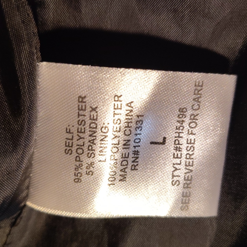 2 Pc: Charlotte Rose Sheath Dress+ Crop Suit Jacket, Black/Silver Floor Lngth, M - Picture 15 of 16